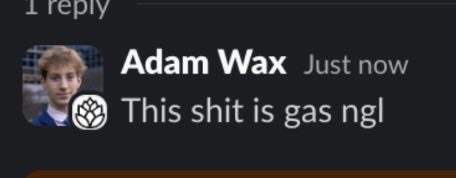 Adam Wax talking about Ploy on Slack