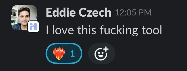 Eddie Czech talking about Ploy on Slack