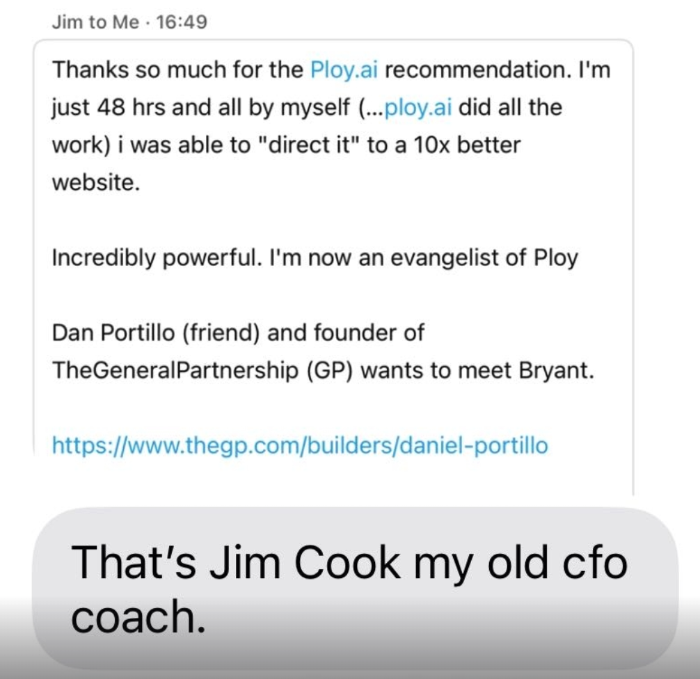 Jim Cook talking about Ploy on Texts